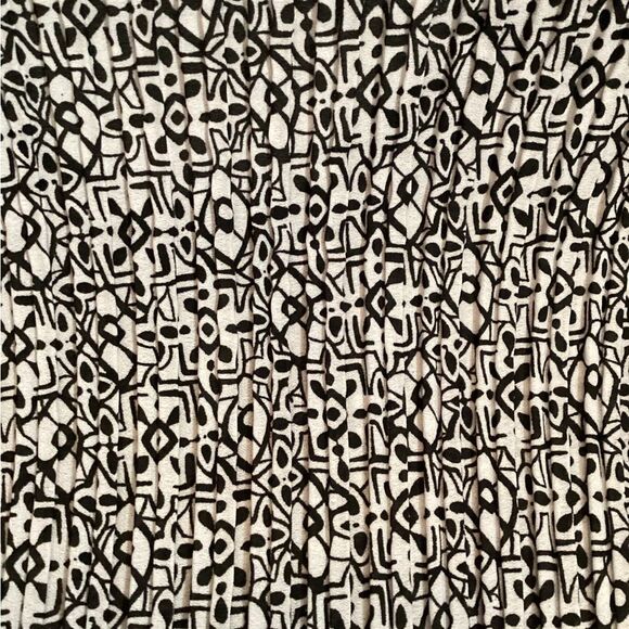 Signature by Larry Levin Long Tunic Crinkle Top Boho Arts & Crafts Sz Small - Picture 12 of 12